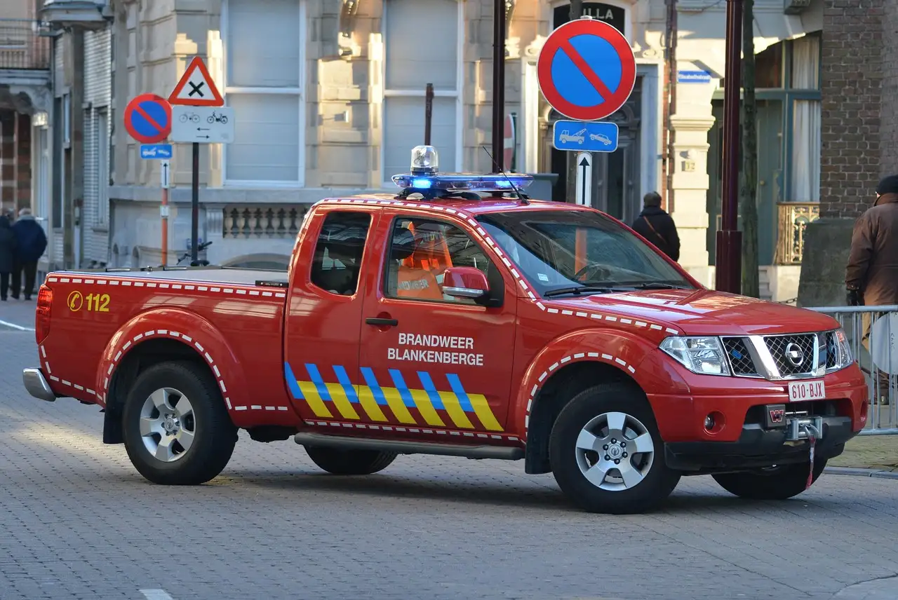 Brandweerauto tekenen voor kinderen en volwassenen